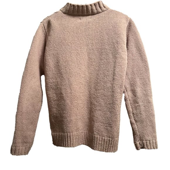 Carroll Reed: Vintage Long Sleeve Cable Knit Sweater - Picture 3 of 6